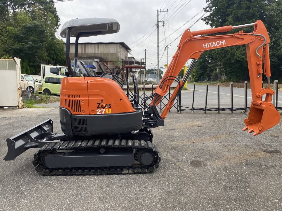 日立EX25-2 2.5tクラス1990時間 倍速・ハサミ付 ミニユンボ