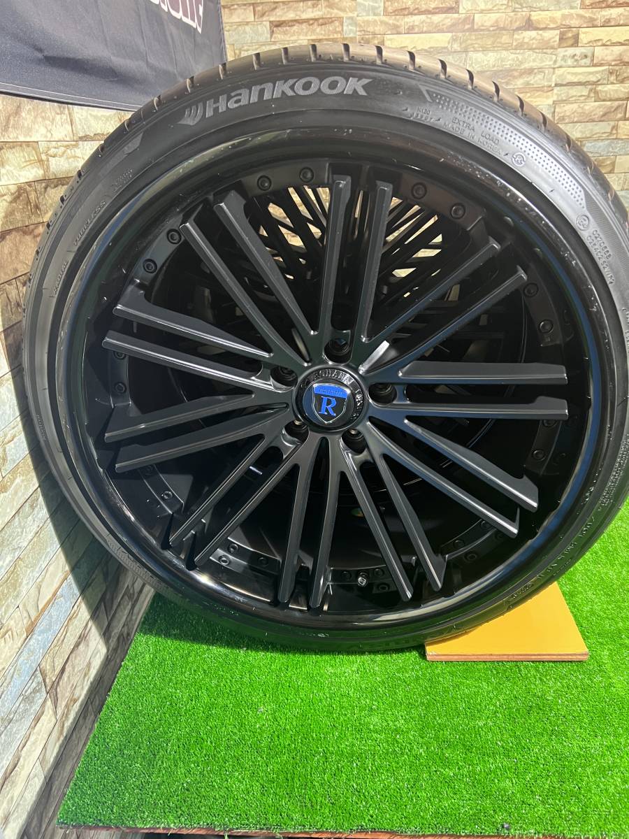 ★美品★245/35r20 275/30r20 ROHANA WHEELS【F/10J +26 R/11J +28 20インチ P.C.D 114.3 5H114.3】F=245/35R20 R=275/30R20 ■4本セット■ ☆美品☆245/35r20 275/30r20 ROHANA WHEELS【F/10J +26 R/11J +28 20