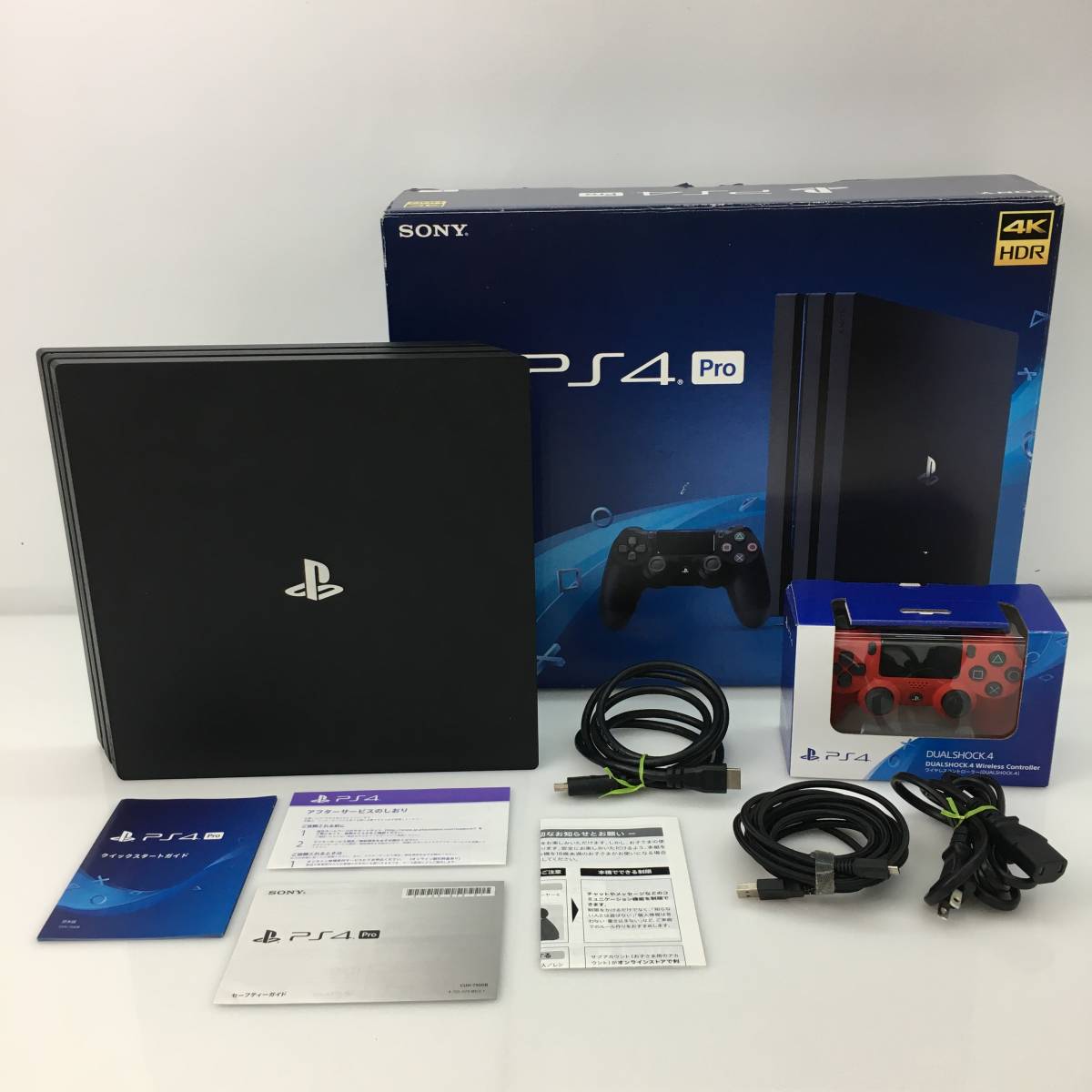 【傷や汚れあり】No.7270 ★1円～【PS4 Pro】PlayStation4 Pro 本体 CUH7100B 1TB ジェットブラック