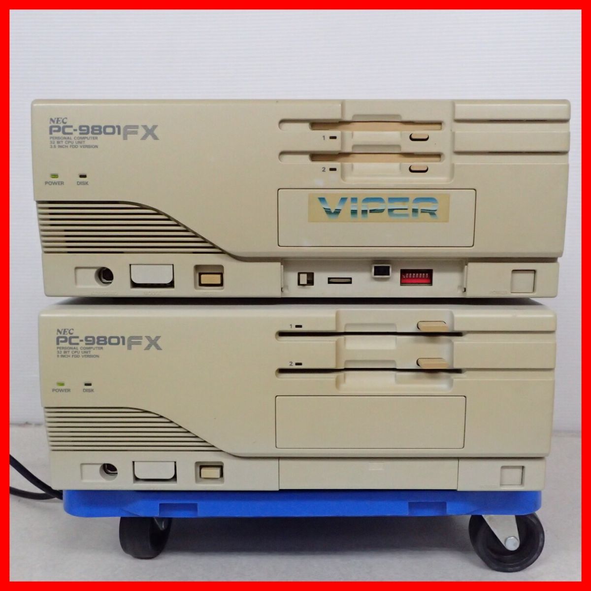 全体的に状態が悪い】◇NEC PC-9801FX/U2 + PC-9801FX2 まとめて2台