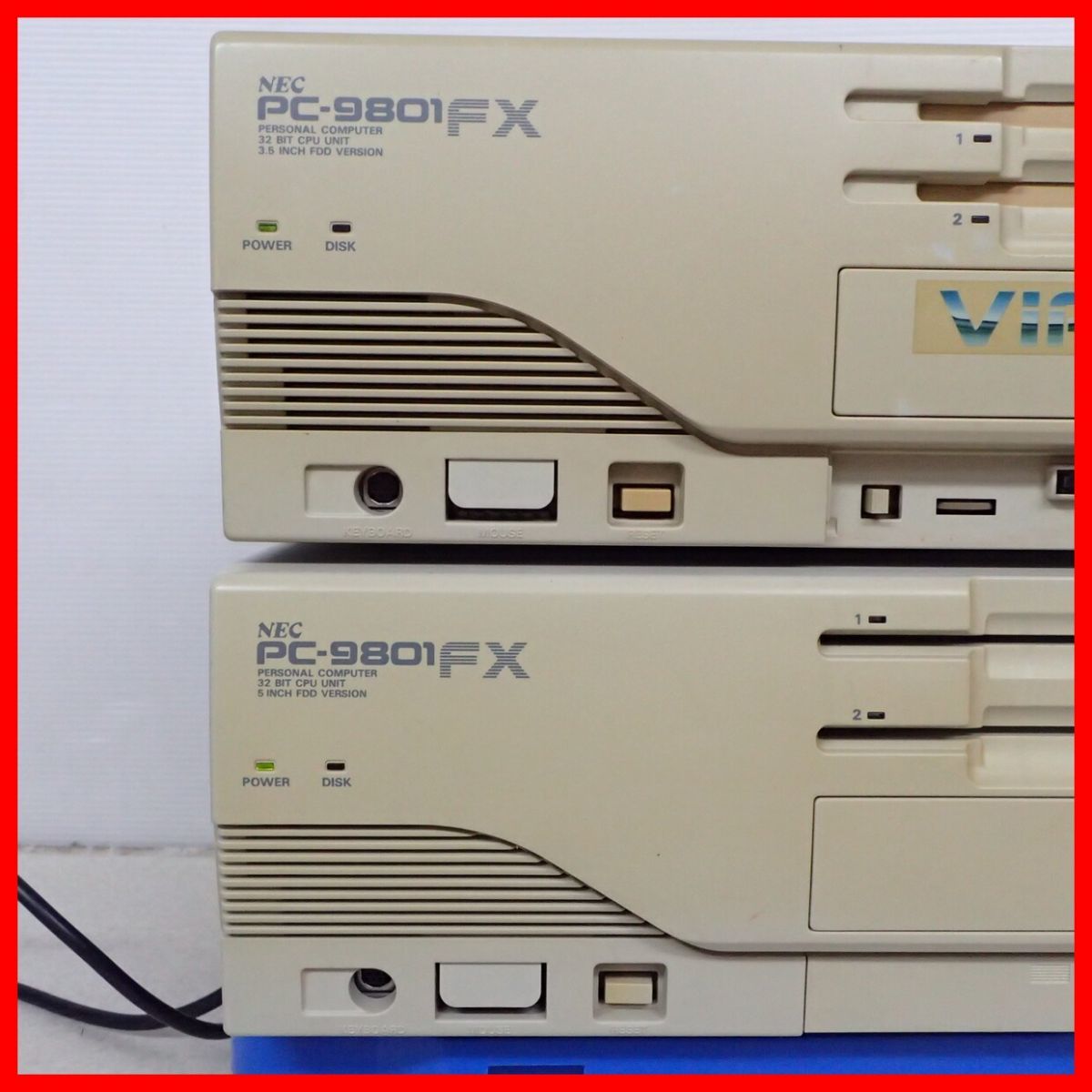 全体的に状態が悪い】◇NEC PC-9801FX/U2 + PC-9801FX2 まとめて2台