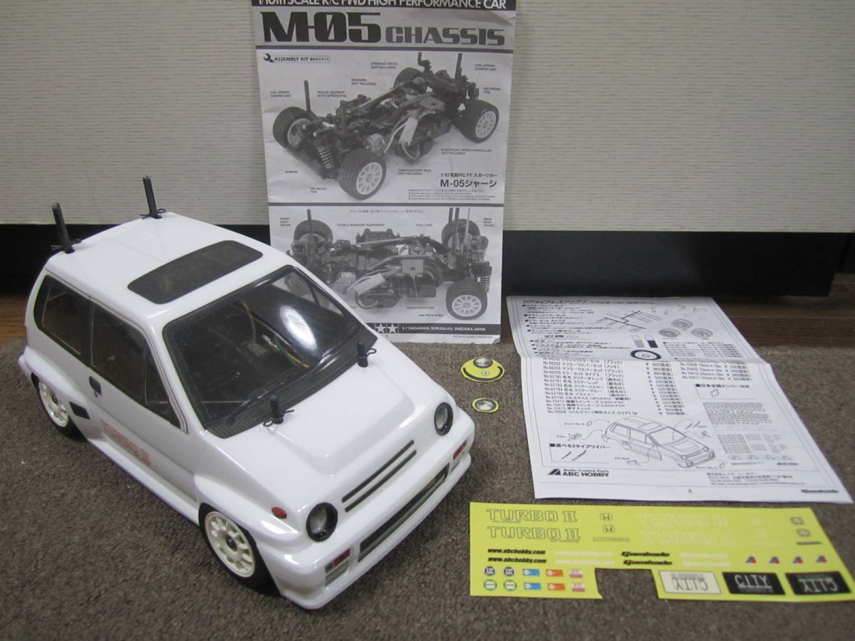 目立った傷や汚れなし】1/10 タミヤ M-05 シャーシ ABC ホビー ホンダ