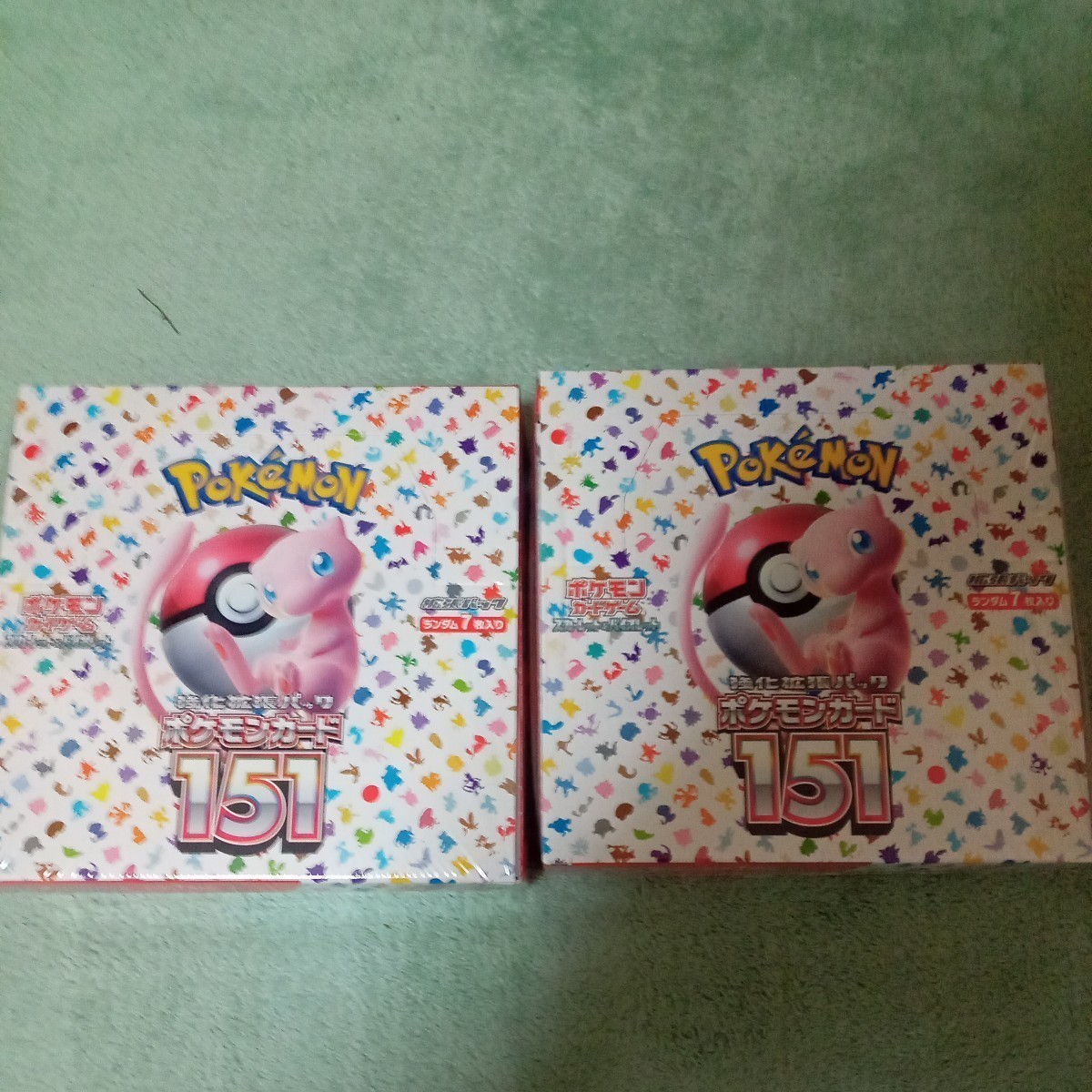 ポケモンカード151 2BOX シュリンク付き ポケモンカード 151 2BOX