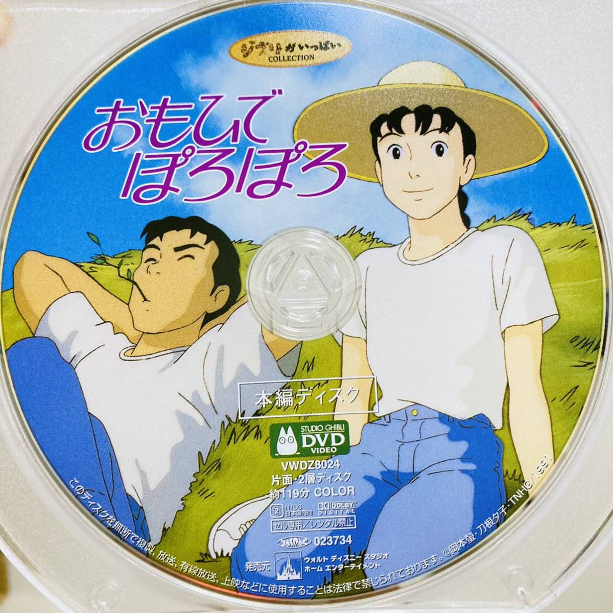 【やや傷や汚れあり】716.送料無料☆おもひでぽろぽろ dvd スタジオジブリ 思い出ぽろぽろ 本編ディスク 映画