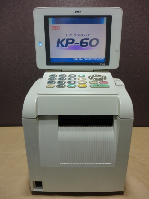 東芝テック ラベルプリンターKP-60 取扱説明書付き