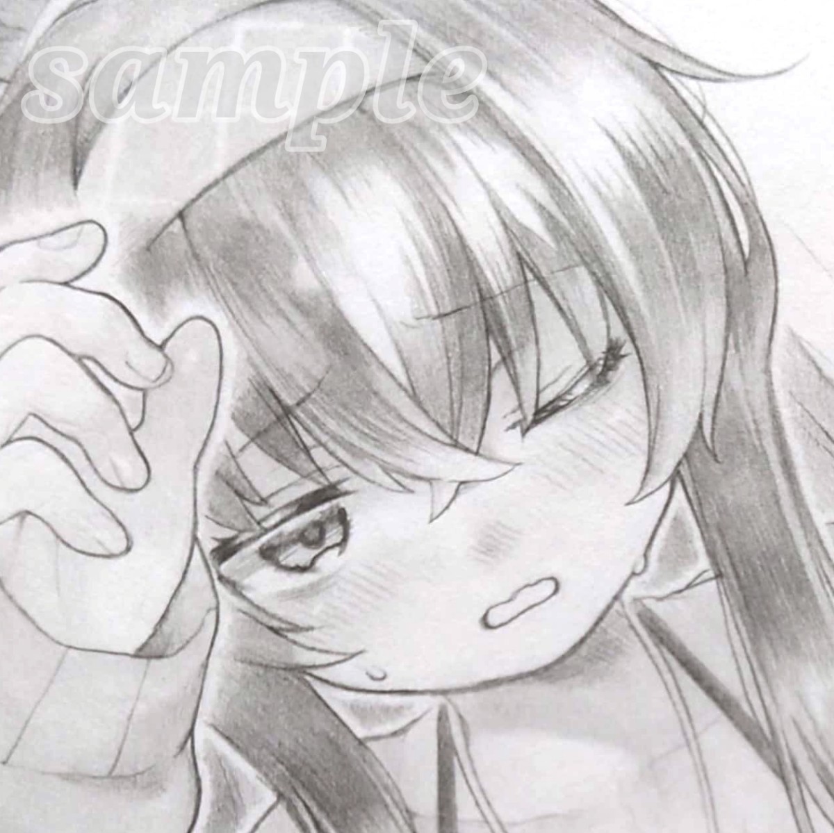 ◇同人手描きイラスト ライザのアトリエ／クラウディア 鉛筆画