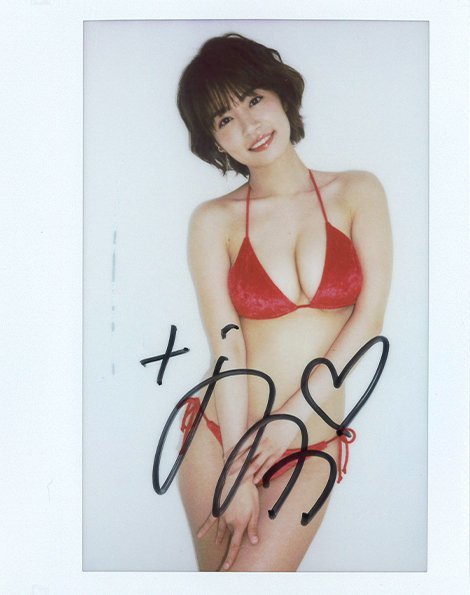 壇蜜 水着ワイドチェキ 赤