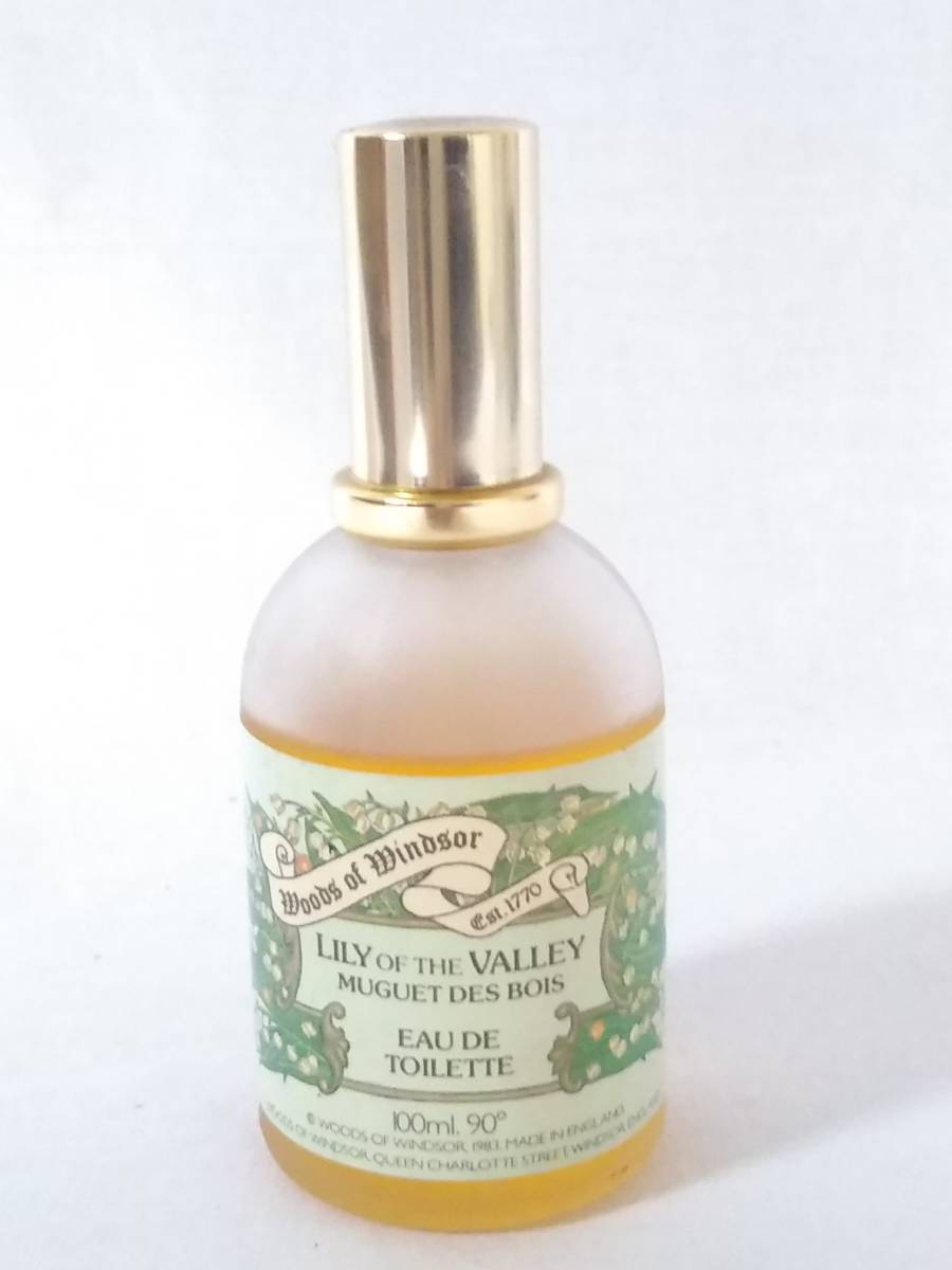 【全体的に状態が悪い】★香水★Woods of Windsor ウッズオブウィンザー/リリーオブザバレー/100ml/スズランの香り/オード