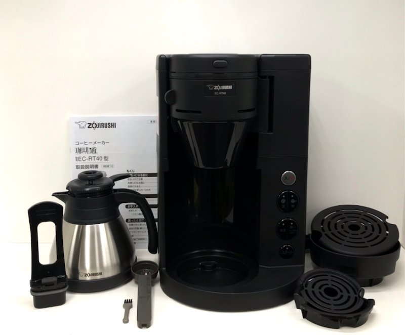 【やや傷や汚れあり】象印 コーヒーメーカー ミル付き 珈琲通 ECRT40 ドリップ式(水容器着脱型) ZOJIRUSHI