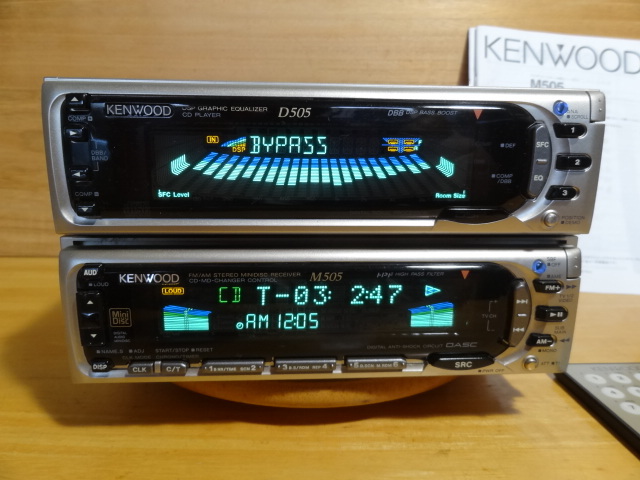 KENWOOD M505 D505 【動作OK】当時物 KENWOOD M505 D505 【動作OK】当時物
