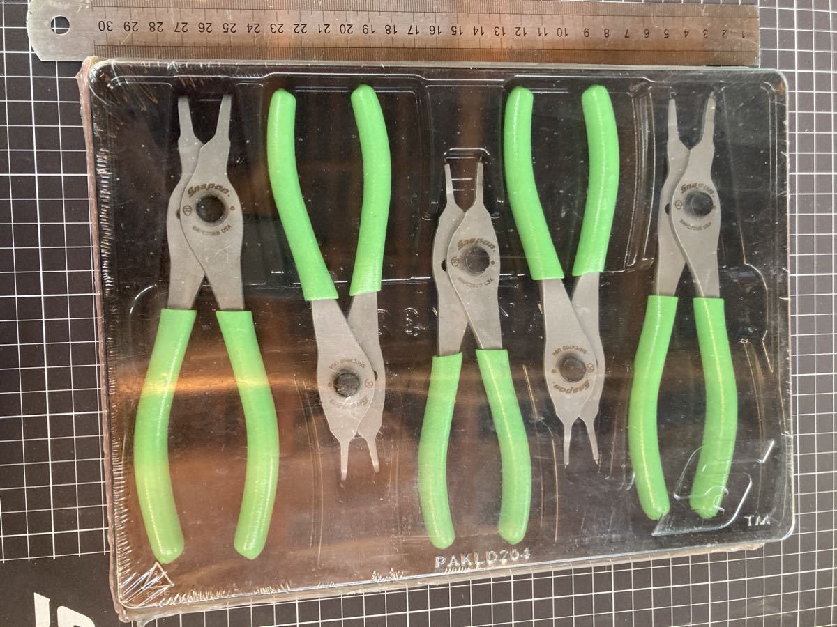 【未使用】スナップオン Snapon スナップリングプライヤー 5本セット グリーン の落札情報詳細 ヤフオク落札価格検索 オークフリー