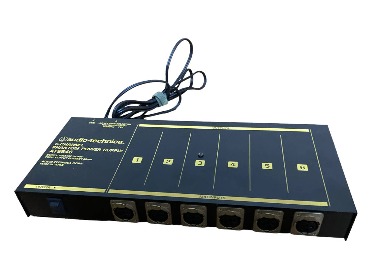 【やや傷や汚れあり】動作品 audio-technica オーディオテクニカ 6ch ファンタム電源 AT8546の落札情報詳細 - ヤフオク ...