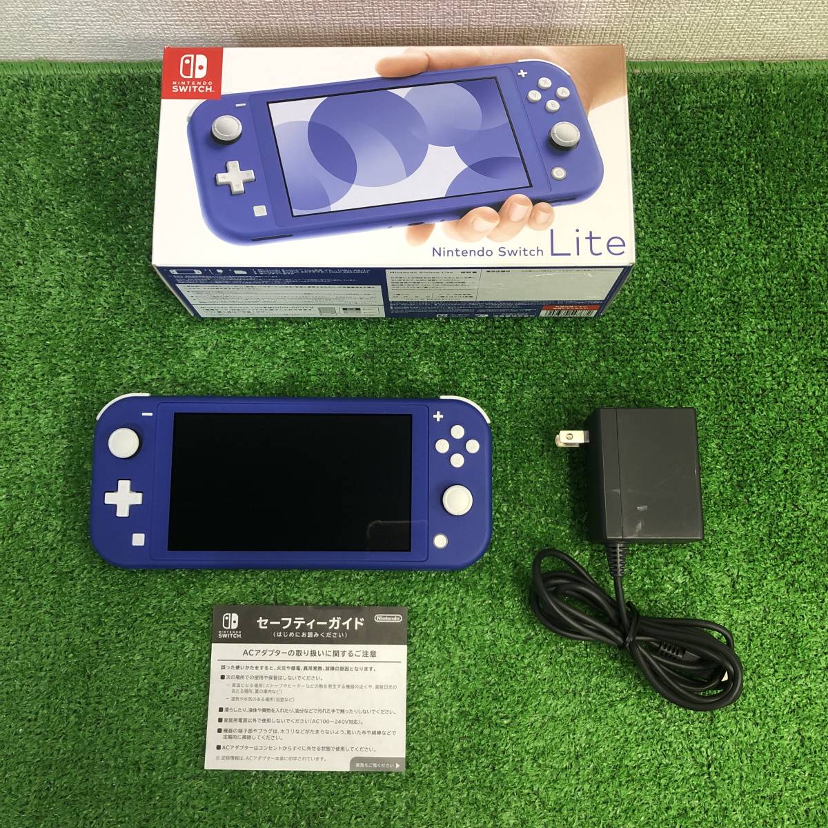 【やや傷や汚れあり】1円スタート! Nintendo Switch Lite ニンテンドースイッチ ライト ブルー 初期化済 起動確認済