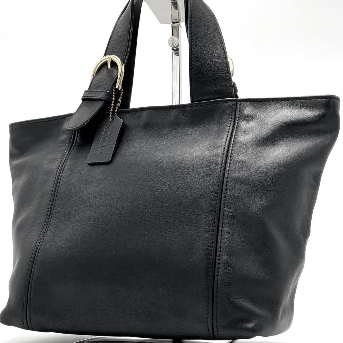 【目立った傷や汚れなし】【極上】OLD COACH オールドコーチ メンズ トートバッグ ハンド ビジネス ゴールド金具 グラブタンレザー