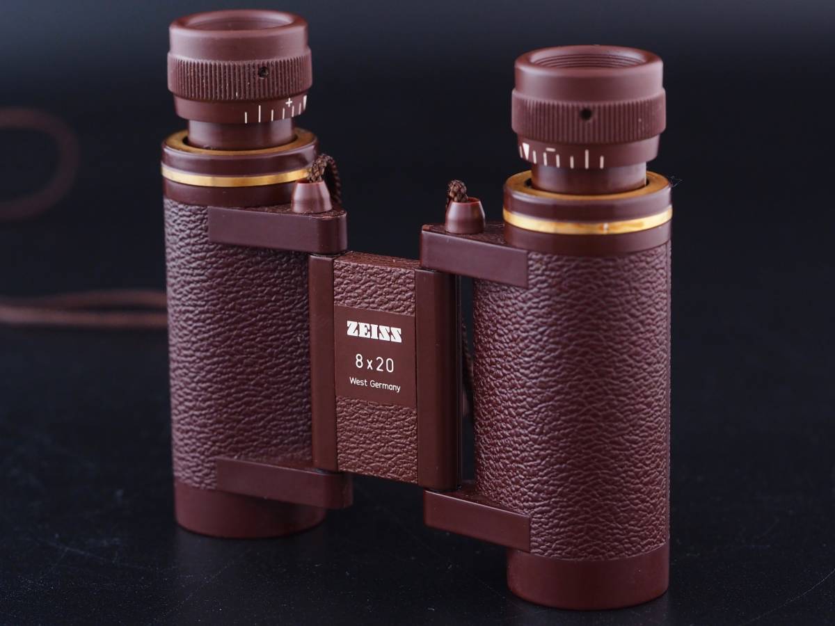 目立った傷や汚れなし】西独 ツァイス 双眼鏡 8x20 CARL ZEISS 