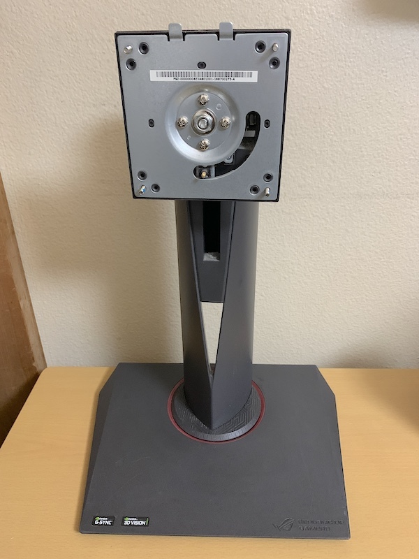 【傷や汚れあり】ASUS ROG SWIFT PG248Q用モニタースタンド 上下昇降 左右首振り チルト角調整の落札情報詳細 ヤフオク