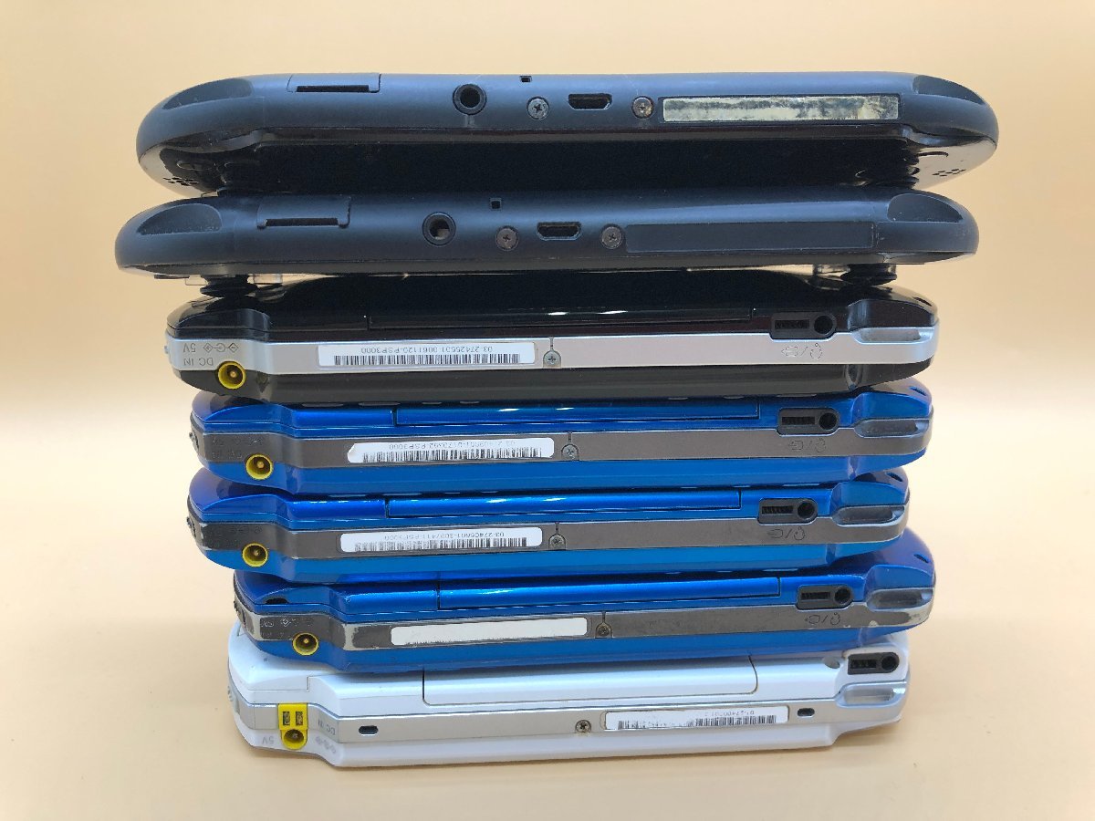 PSP3000 2台 全体的に状態が悪い】1円～ PSP PSVita 7台セット PSP