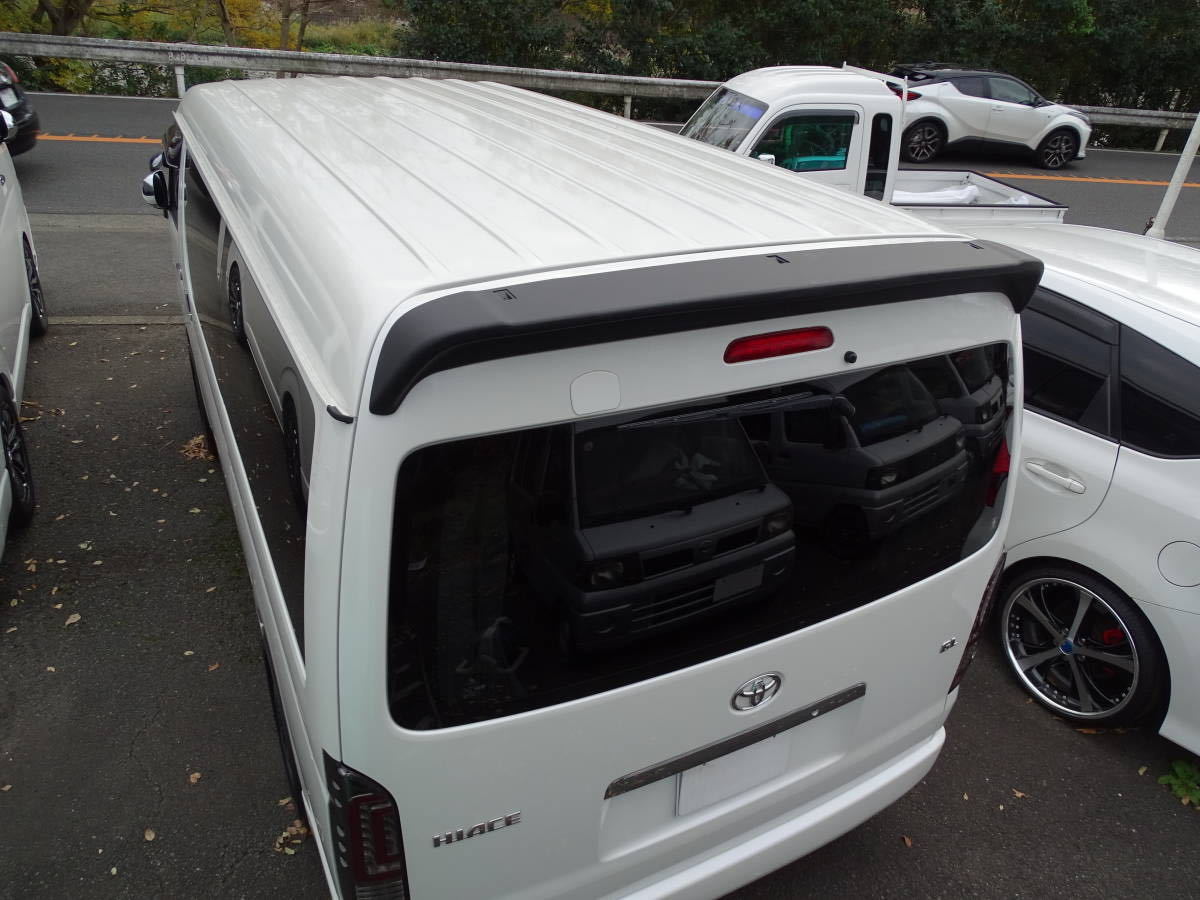 新品未使用200系 ハイエース 鉄製 バッドフェイス ボンネット未塗装1型