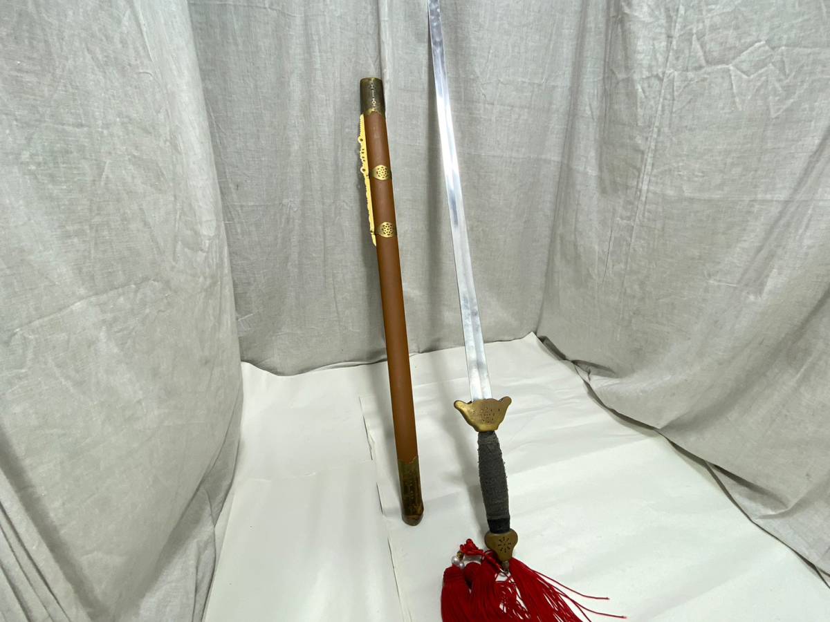 【傷や汚れあり】【中国剣】模造刀 太極拳 剣 中国武術 全長約99cm 総重量約600gの落札情報詳細 - Yahoo!オークション落札価格 ...