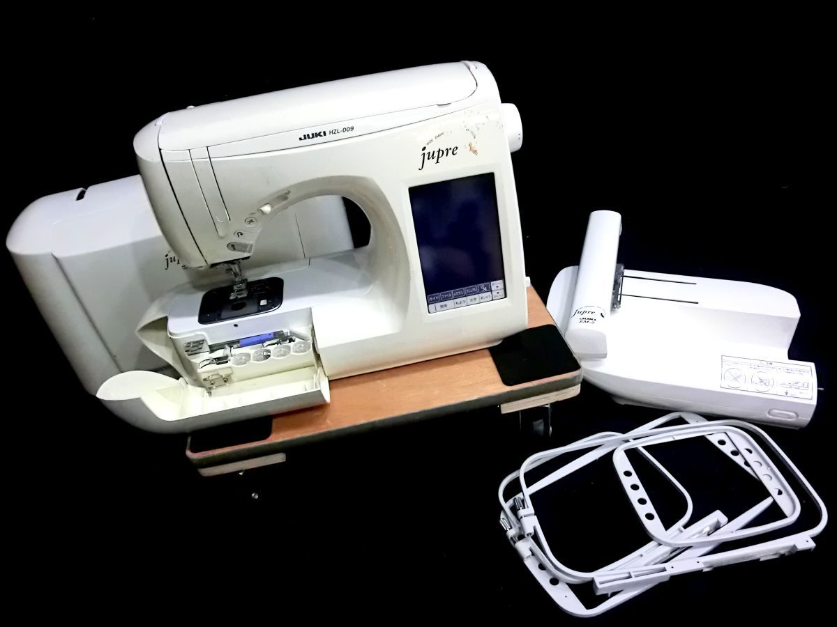 JUKI ミシン jupre HZL-009S 刺繍機EM-2 JUKI ミシン jupre HZL-009S 刺繍機EM-2