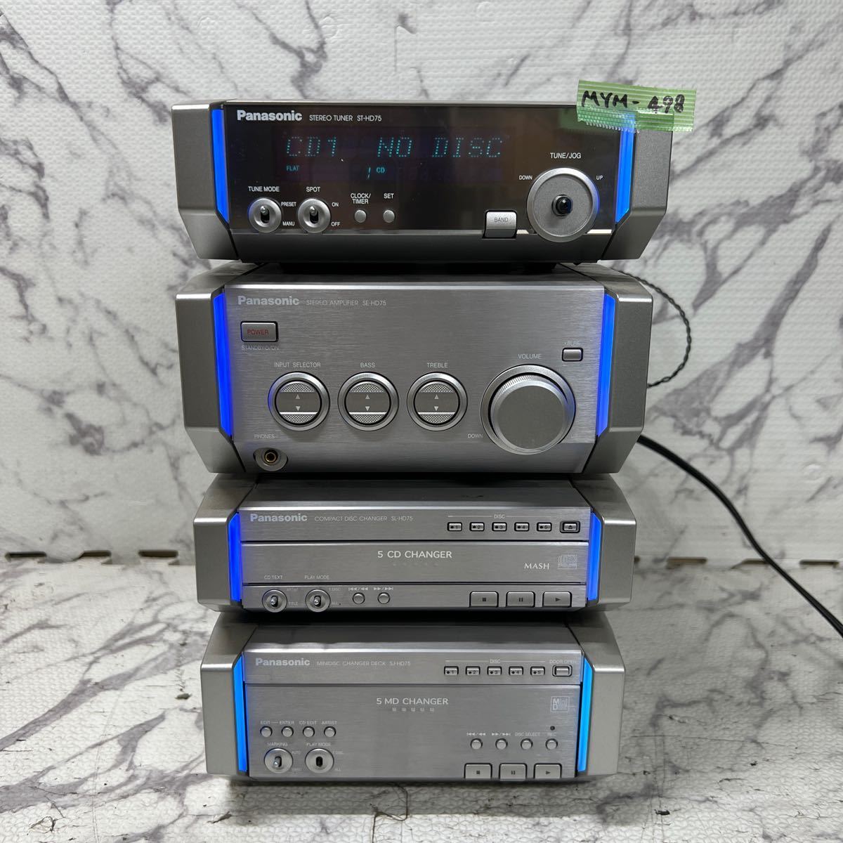 【傷や汚れあり】MYM498 激安 Panasonic STEREO TUNER/STEREO DISC