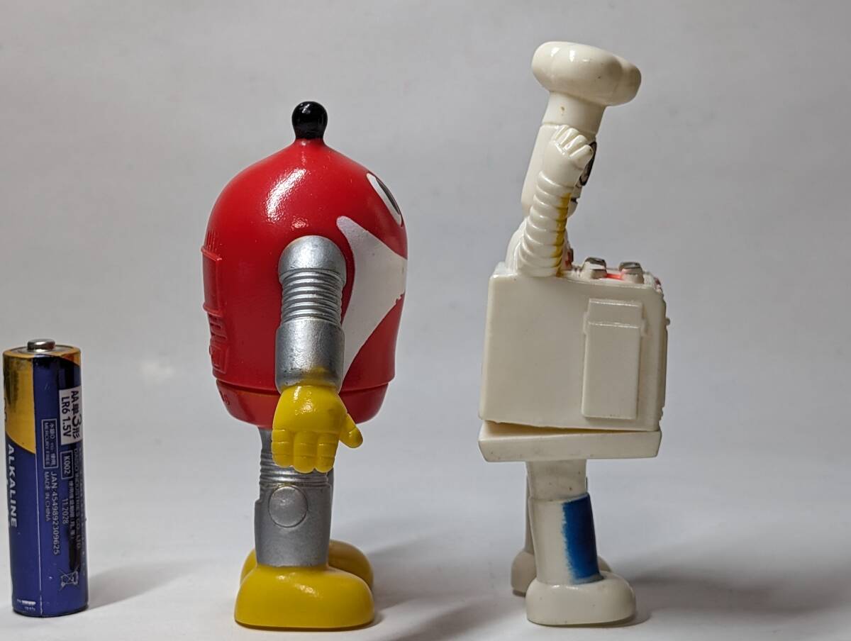 傷や汚れあり】ポピー ロボットはっちゃん ヤキソーラー ミニ ソフビ