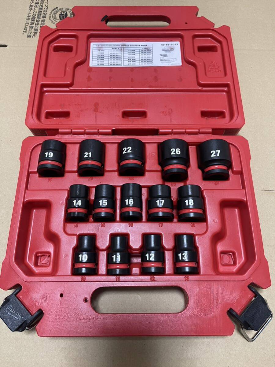 【未使用】ミルウォーキー インパクトソケット 1/2 インパクトソケットmilwaukee ミルウォーキー レンチの落札情報詳細 ヤフオク