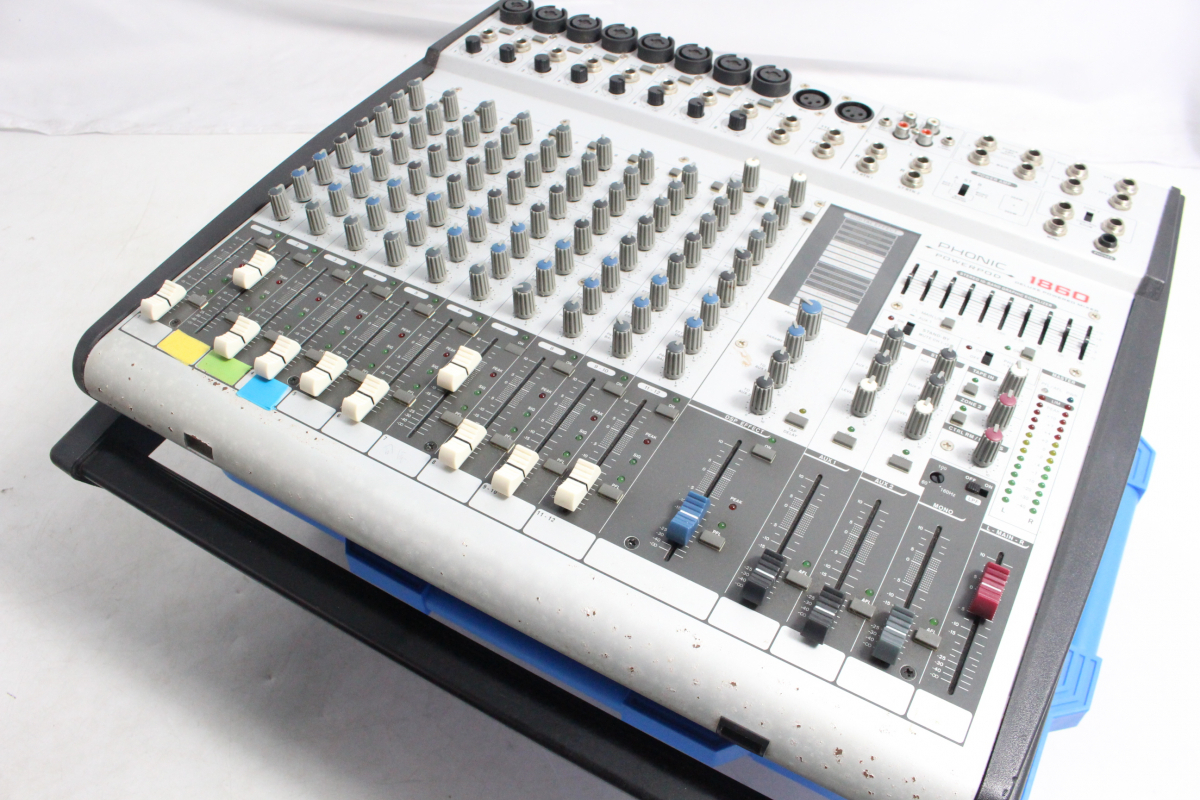 【超美品】Phonic powerpod 1860 Ⅱ パワードミキサー Phonic powerpod 1860 II パワードミキサー 16CH - メルカリ