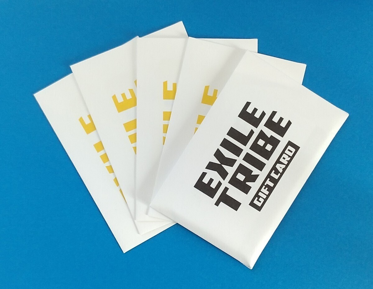 EXILE TRIBE GIFT CARD 100000（100000EXILE TRIBE GIFT CARD