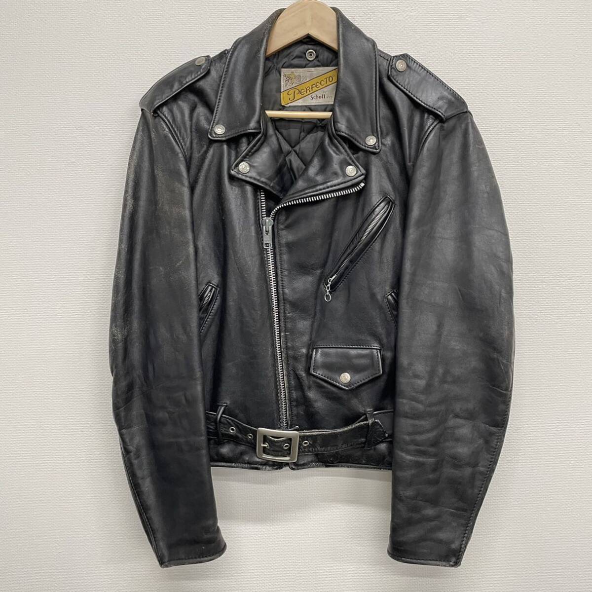 米国製】schott トラッカージャケット本革レザーAT101 ブラウン