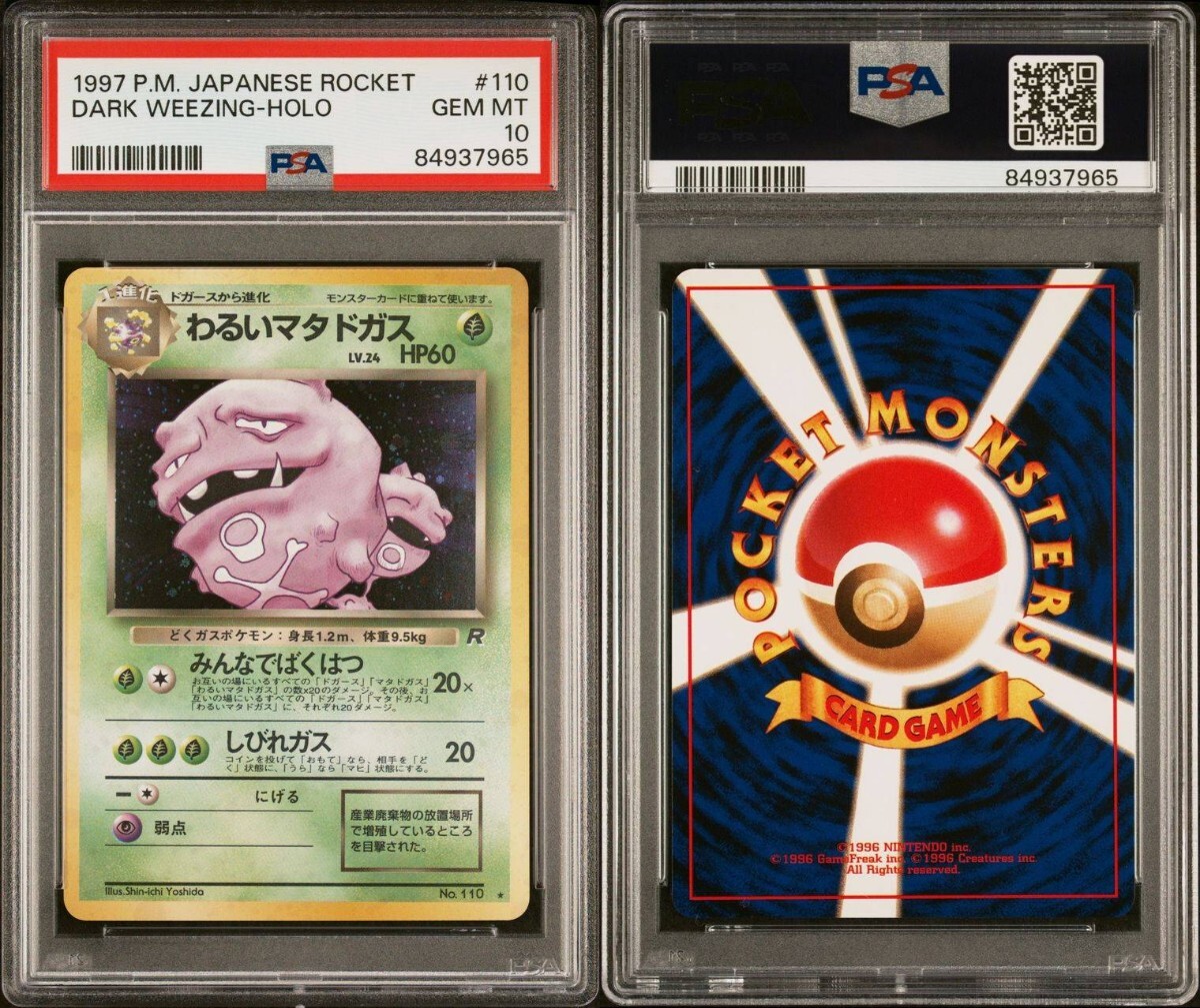 PSA10 旧裏面　マタドガス マタドガス 旧裏 PSA10