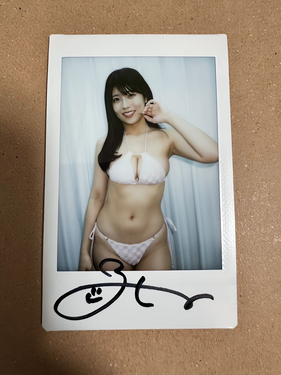 2 ちとせよしの 直筆サイン入りチェキ ちとせよしの 最新DVD「いとしのよしの」直筆サイン入り撮影現場
