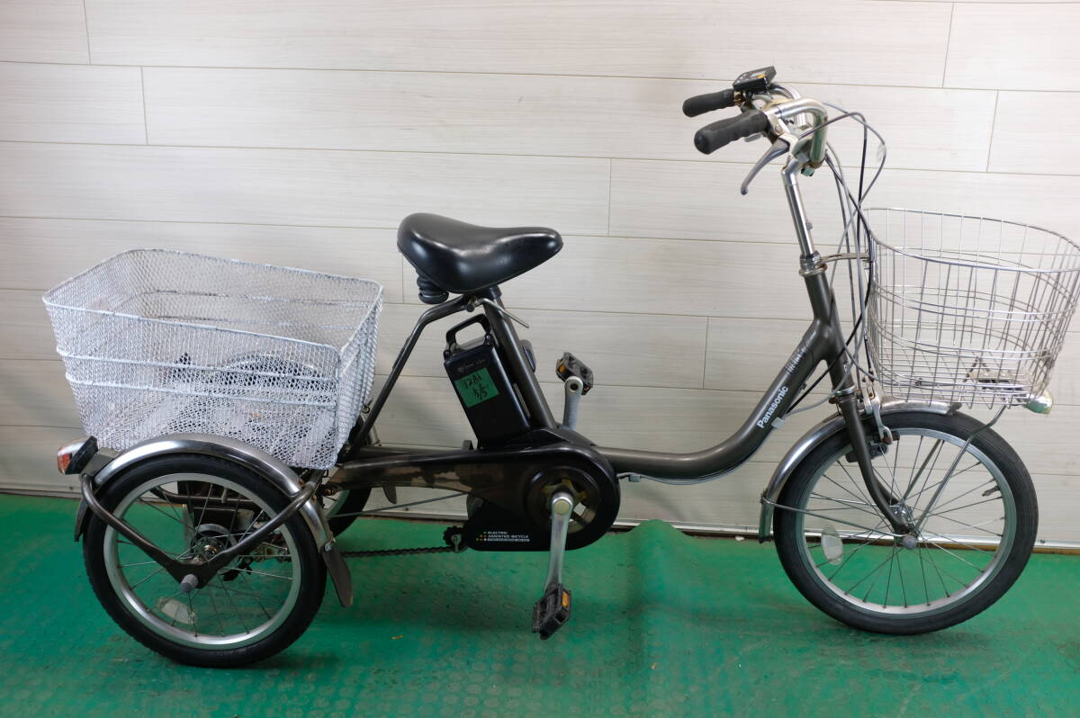Panasonic 電動アシスト 三輪自転車 Karoyaka Life EB 電動
