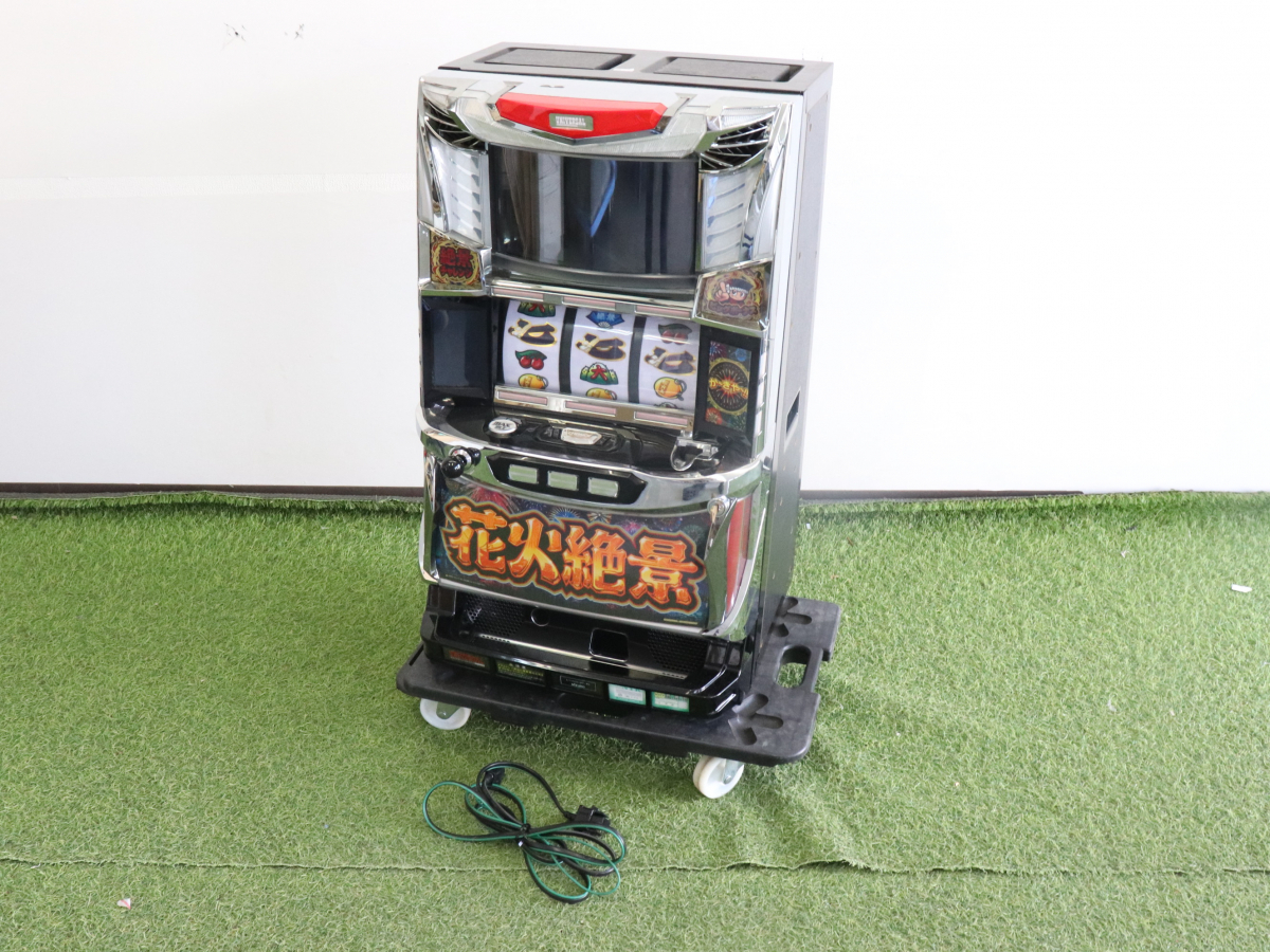 パチスロ美品花火絶景パチスロ実機ミズホハナビゼッケイコイン不要機