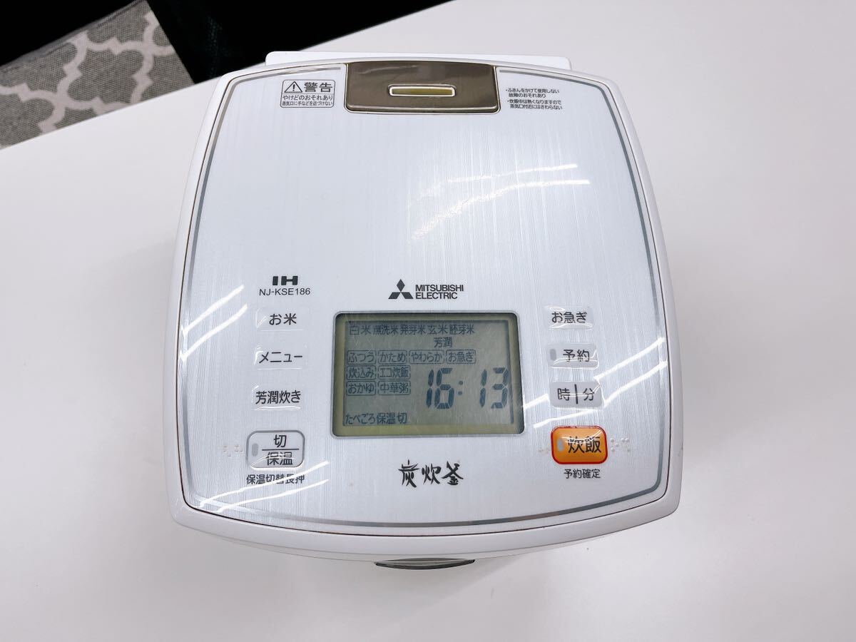 三菱電機　IH 炊飯器　一升炊き　10合　NJ-KSE186 三菱電機 IH 炊飯器 一升炊き 10合 NJ-KSE186