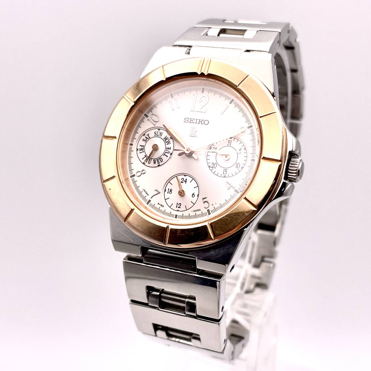 極美品　稼働品　SEIKO　セイコー　lk　ルキア　ゴールド　シルバー　ソーラー 極美品 稼働品 SEIKO セイコー lk ルキア ゴールド シルバー