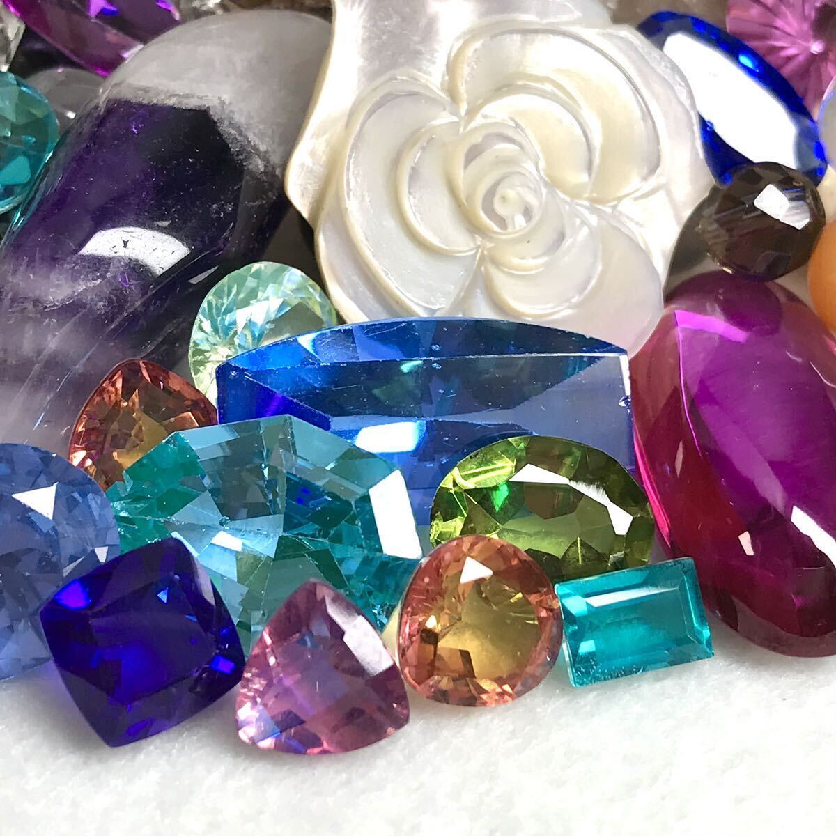 タイガーアイ アメジスト など 石 大量