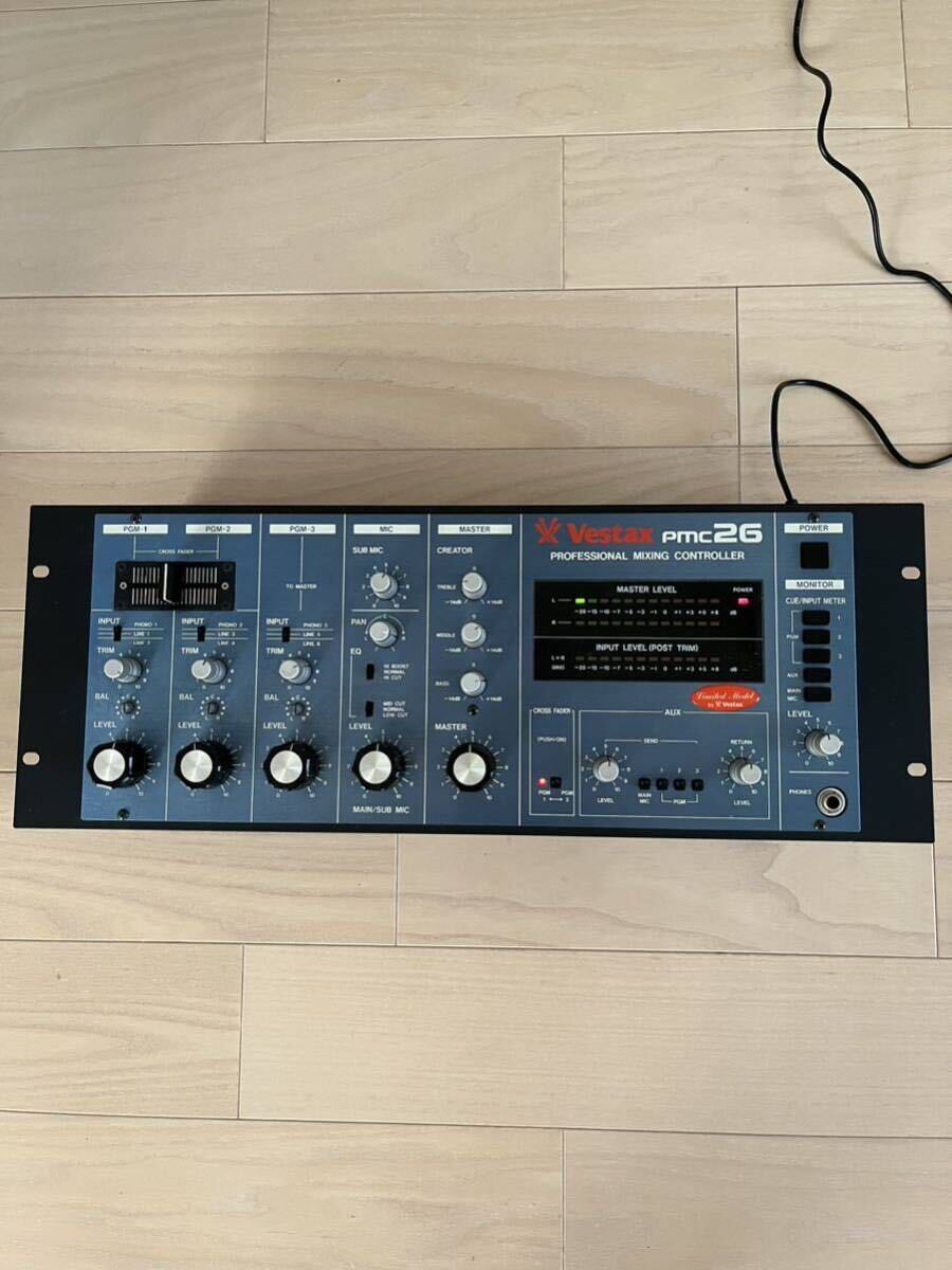Vestax PMC-37 PRO アナログ DJ ミキサー