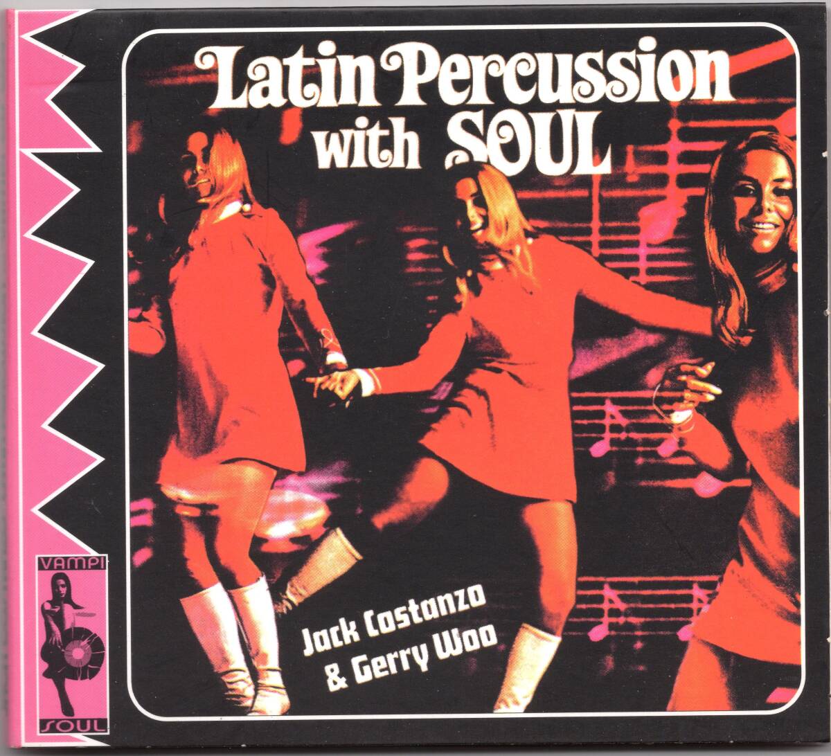 【目立った傷や汚れなし】☆JACK COSTANZO/Latin Percussion With SOUL 68年発表の名著『レア・グルーヴAtoZ』掲載のGROOVYな超大名盤 ユーロ初CD