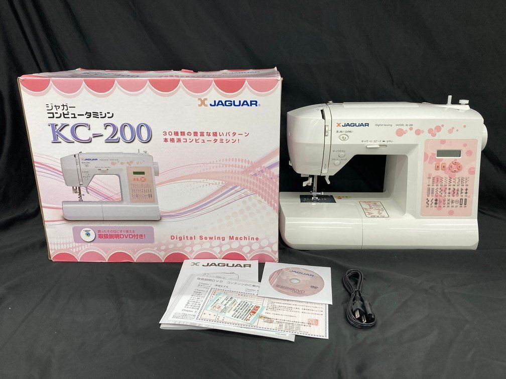 ジャガー コンピュータミシン KC-200 JAGUAR KC-200 ミシン Jaguar ジャガー コンピュータ ミシン KC-200
