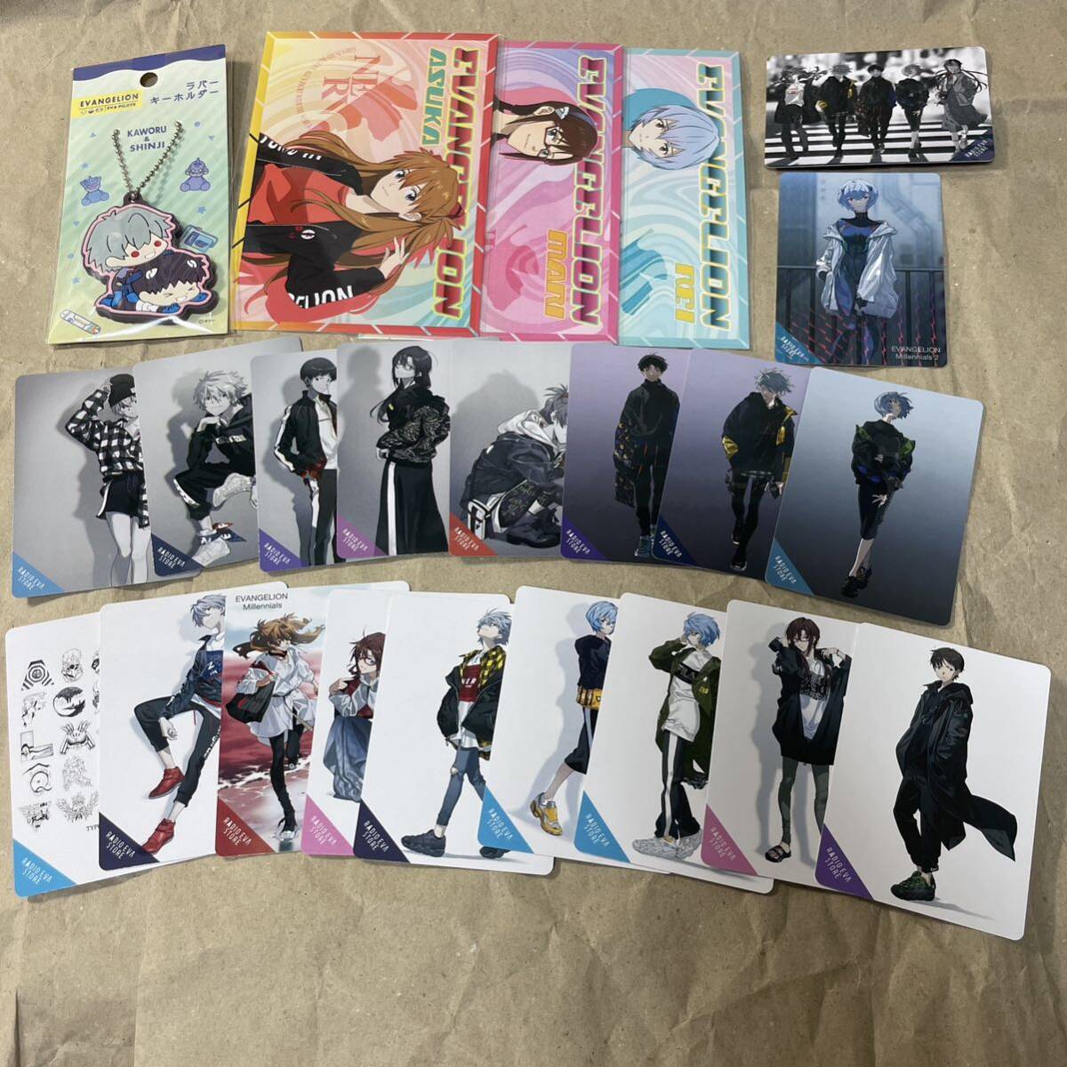 RADIO EVA トレーディングカード シンジ レイ アスカ マリ カヲル