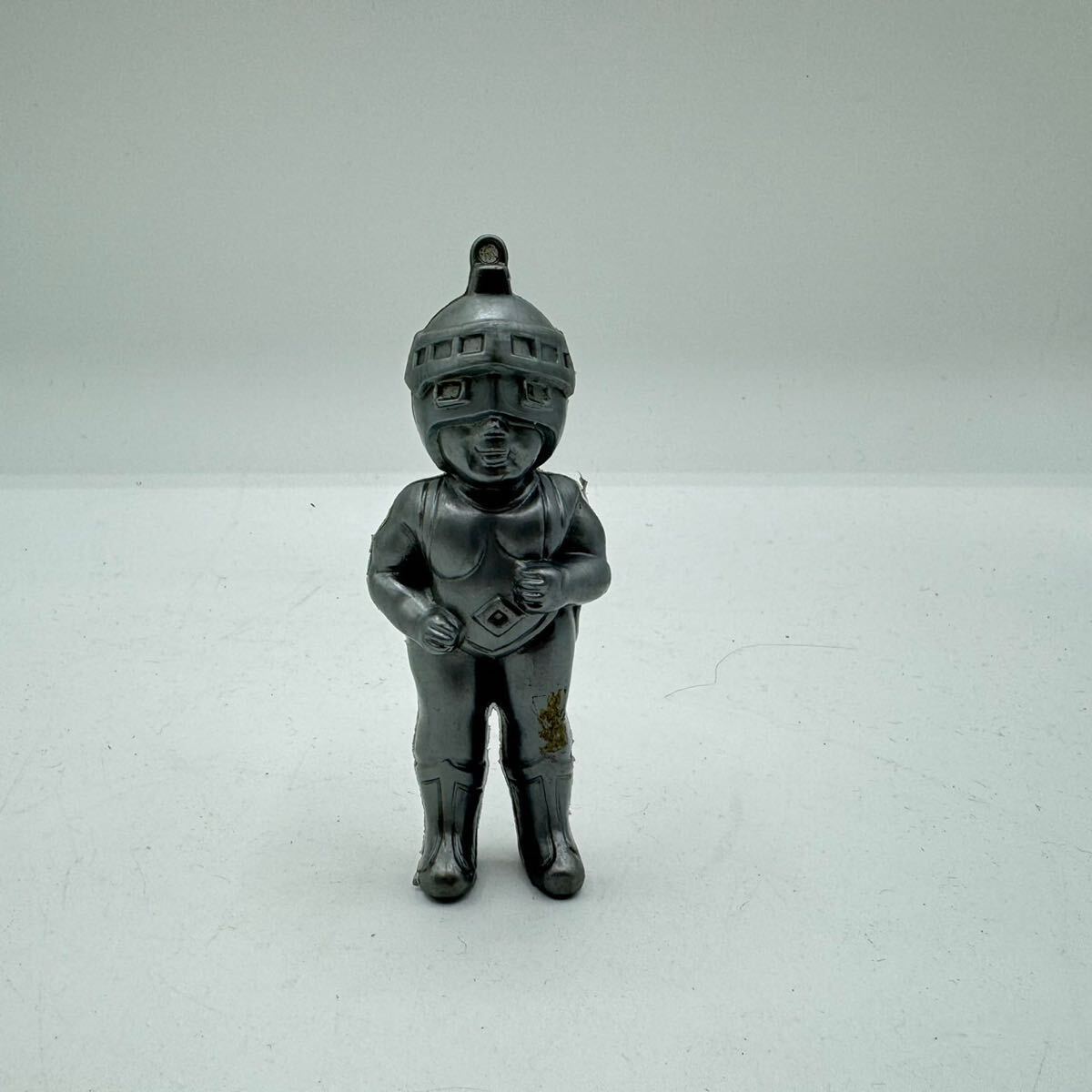 当時もの稀少！】旧バンダイ ソフビ チグリス星人 シルバー仮面