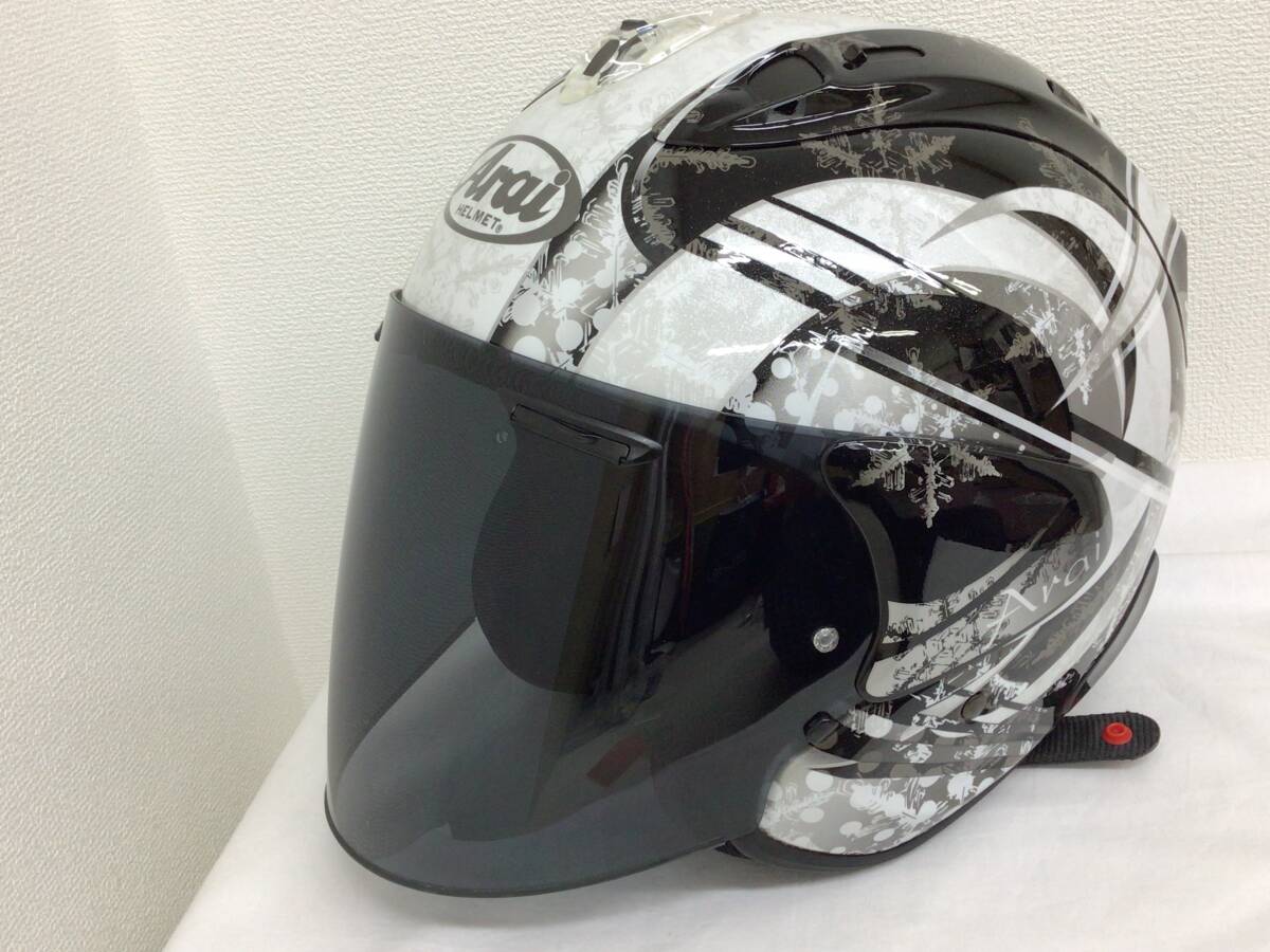 Arai VZ-RAM スノードーム ブラック Lサイズ 新品 SNOWDOME Arai Comes Out With A New Snow Globe Graphic For Its VZ-RAM