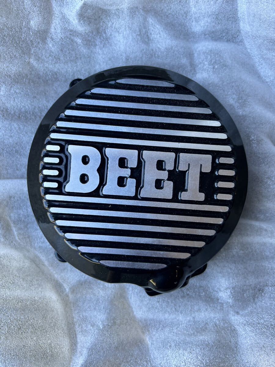 ゼファー　BEET ポイントカバー　ジェネレーターカバー　ダイナモ BEET BEET（ビート）ジェネレーターカバー ブラック+ガスケット
