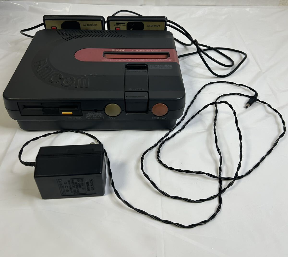 シャープ ツインファミコン ぶ厚い 本体 AN-500B 動作確認済み 26