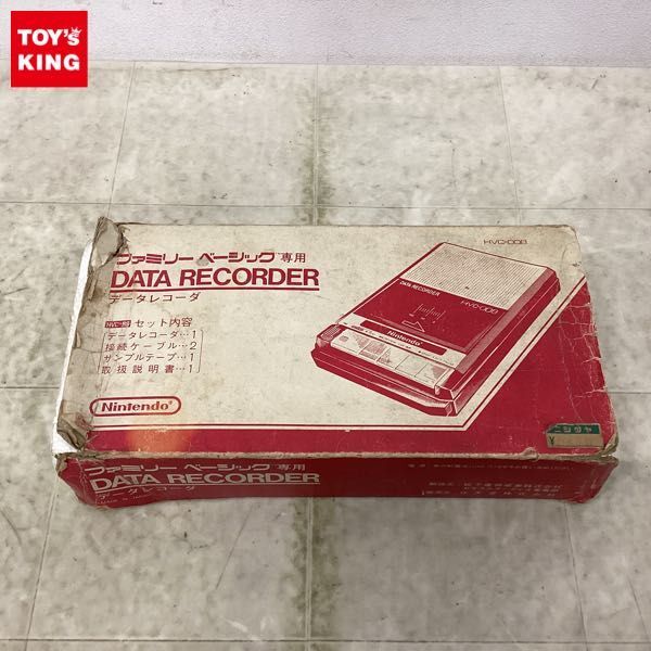 【美品】ファミリーベーシックとデータレコーダーセット 希少美品）Nintendo ファミリーベーシック専用データレコーダー
