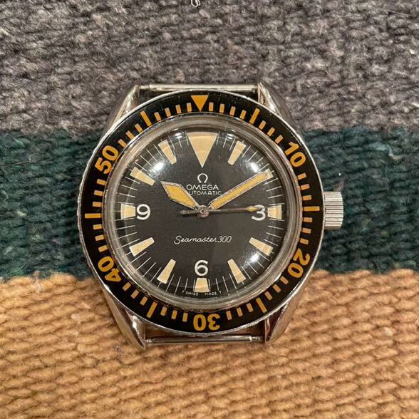 OMEGA オメガ くり抜く メンズ 自動巻き AT 腕時計 正規品 美品 