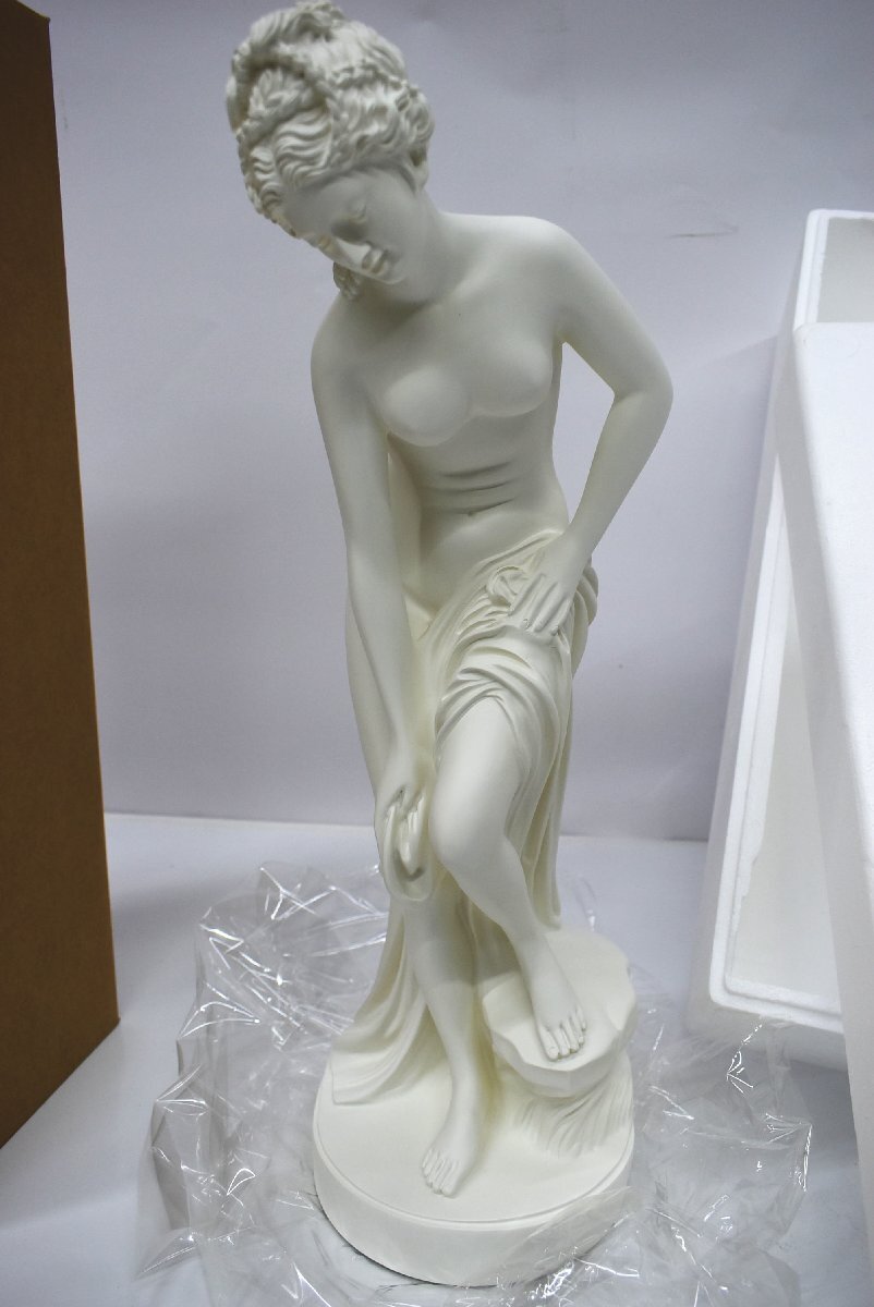 中古】トップアート 石膏調 ギリシャ彫刻 ヴィーナス像 高さ63 底直径