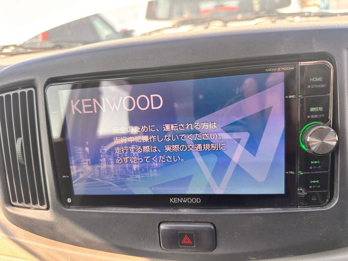 KENWOOD製 MDV-Z700W カーナビオーディオ ジャンク扱い