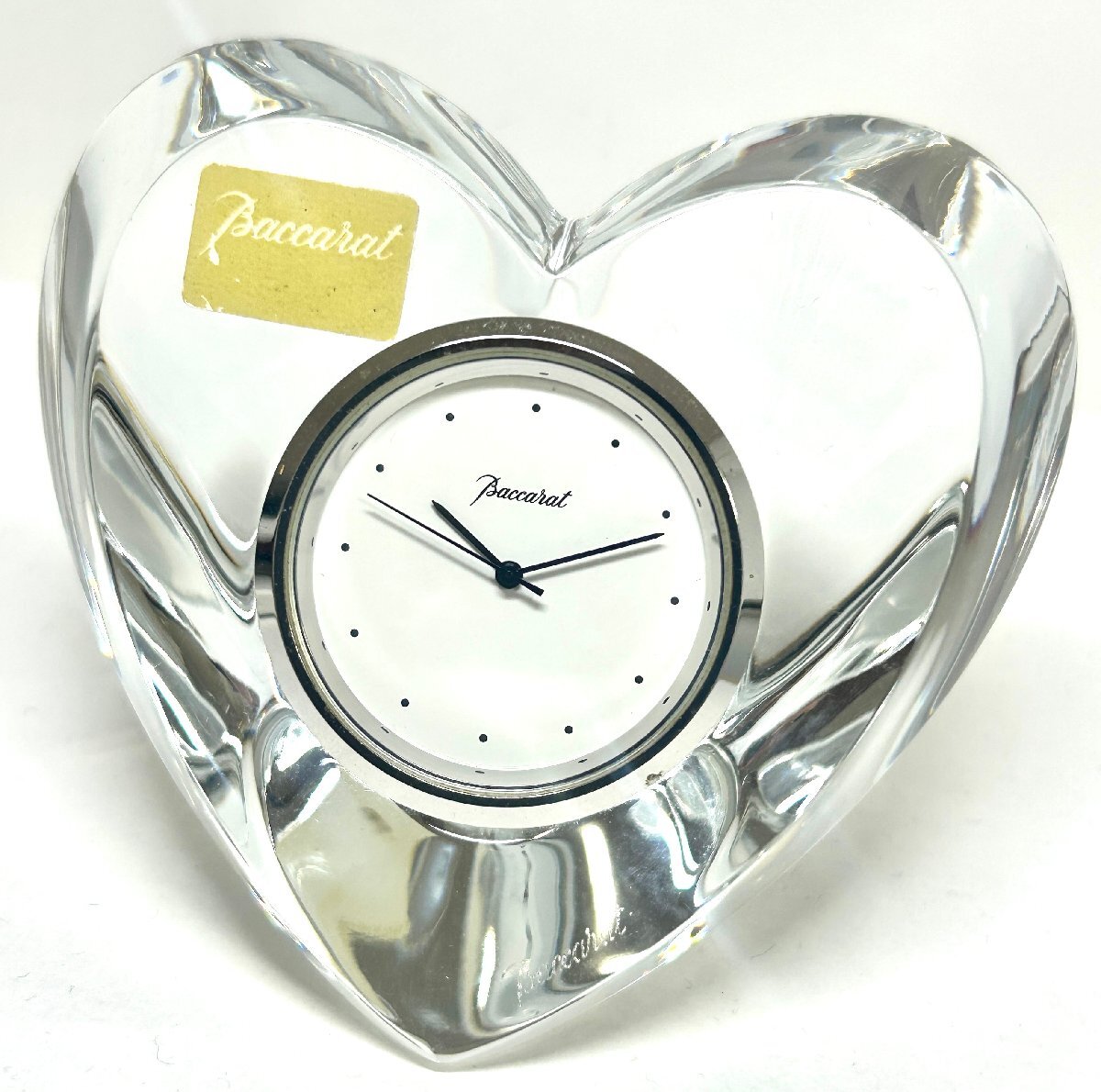 Baccarat バカラ置き時計 ハートクロック クリスタルガラス インテリア 楽天市場】【質コニシ】【Baccarat/バカラ】置き時計 ハートクロック